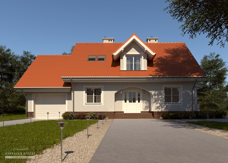 Budowa domu LK&696 (odbicie lustrzane) z New-House