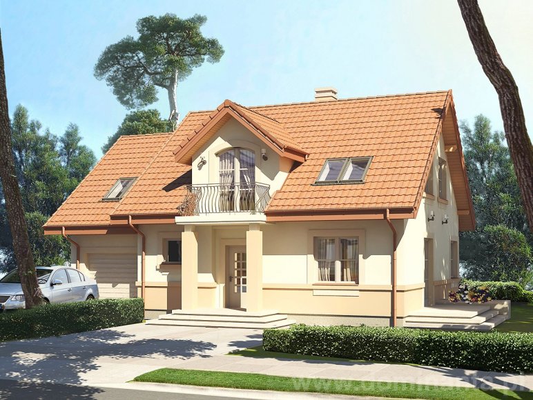 budowa domu KORALGOL (Odbicie lustrzane) - New-House