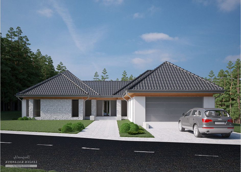 Budowa domu LK&1135 (odbicie lustrzane) z New-House
