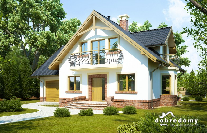 budowa domu Juliusz odbicie lustrzane - New-House