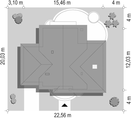Dom w brzozach (odbicie lustrzane) - miniatura 5