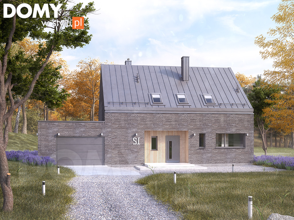 budowa domu Denar (Odbicie lustrzane) - New-House