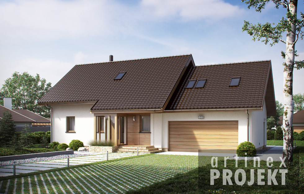 budowa domu- D186A (odbicie lustrzane)- New-House