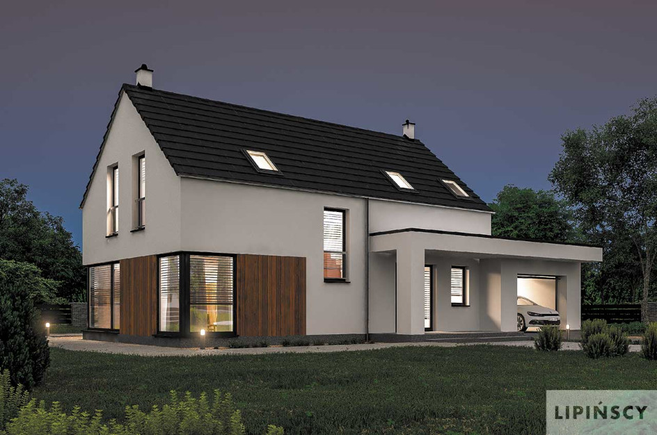 Budowa domu NEWCASTLE IV DCP364c (odbicie lustrzane) z New-House