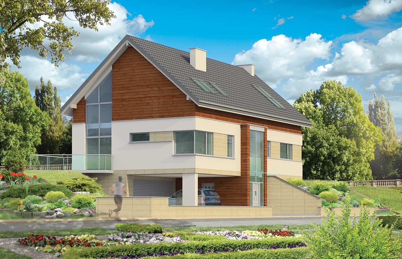 budowa domu dom na górce z new-house