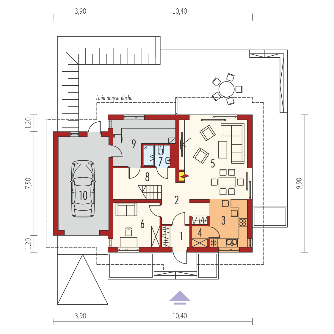 E5 G1 ECONOMIC (wersja C) (odbicie lustrzane) - miniatura 5