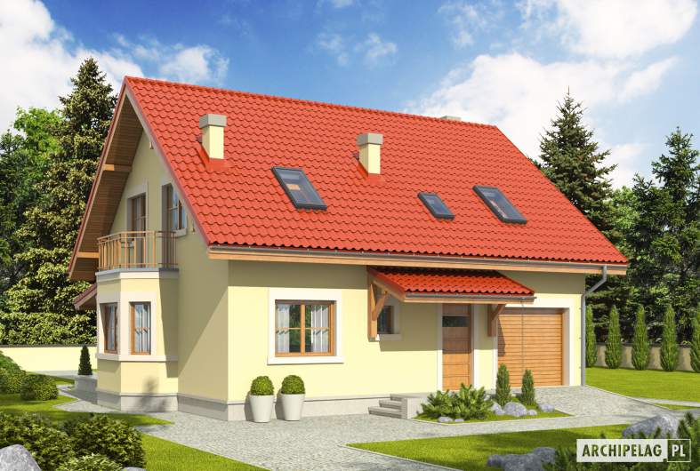 budowa domu Aga II G1 (odbicie lustrzane) - New-House