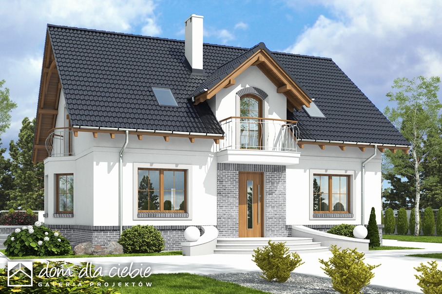 budowa domu Dom Dla Ciebie 7 bez garażu [B] - New-House