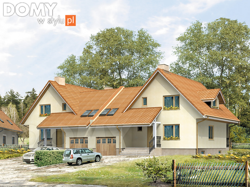 budowa domu Duet 2 (Odbicie lustrzane) - New-House