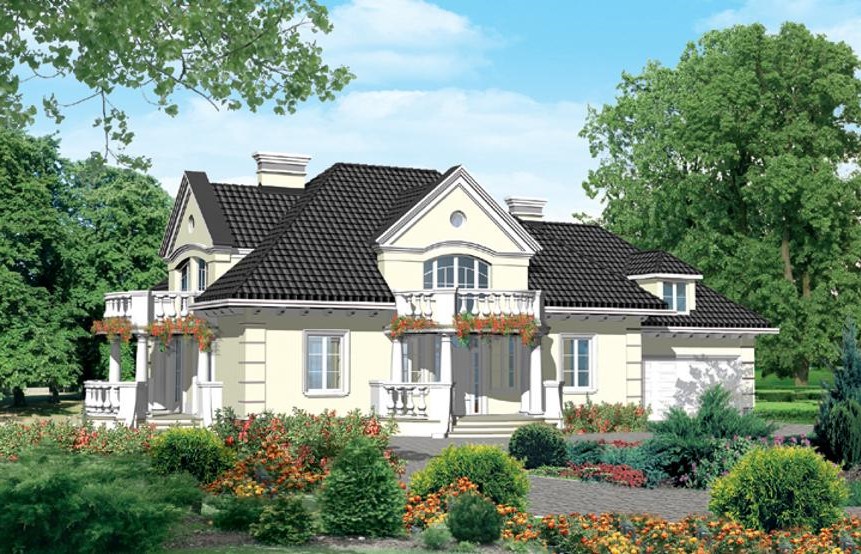 budowa domu Aneta II (odbicie lustrzane) - New-House