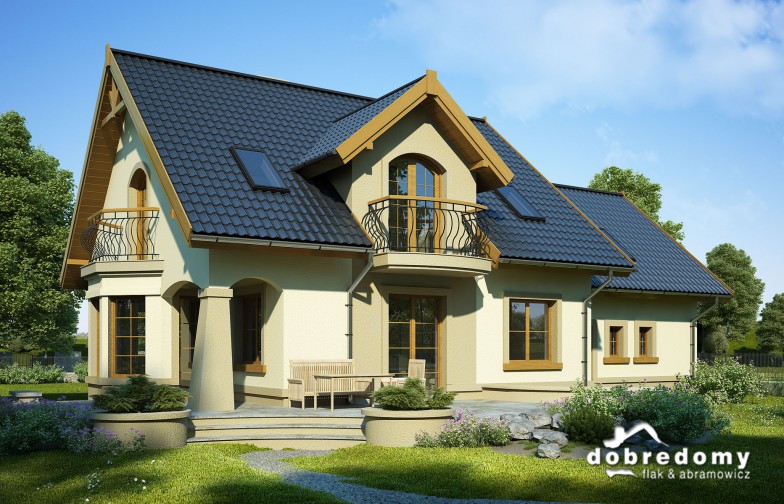budowa domu Gracja Mała II odbicie lustrzane - New-House