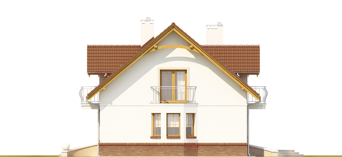 Dom Dla Ciebie 1 w3 z garażem 2-st. [A1] (odbicie lustrzane) - miniatura 3