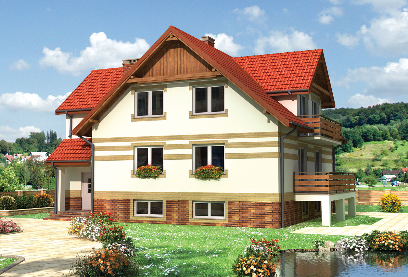 budowa domu Irena (odbicie lustrzane) - New-House