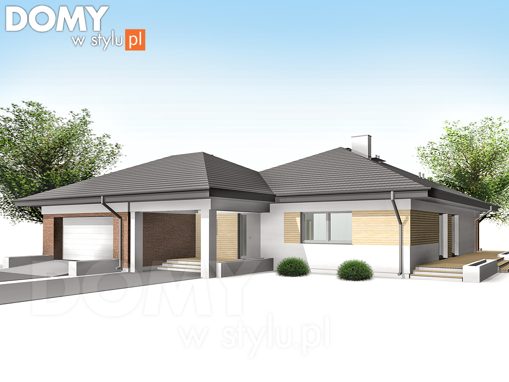 budowa domu Optima (Odbicie lustrzane) - New-House
