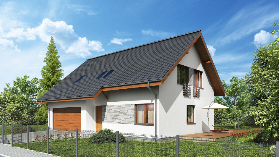 Budowa domu THOR (SKALA-19) (odbicie lustrzane)