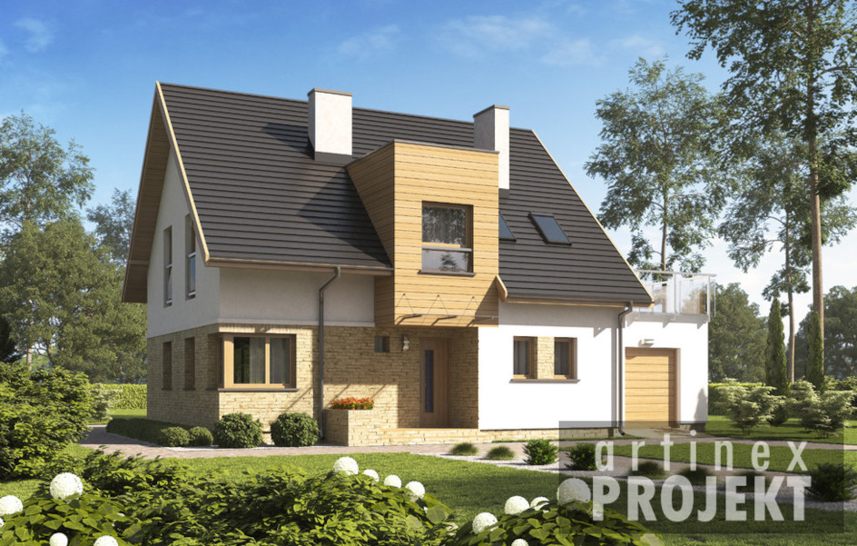 Budowa domu D127 (odbicie lustrzane) z New-House
