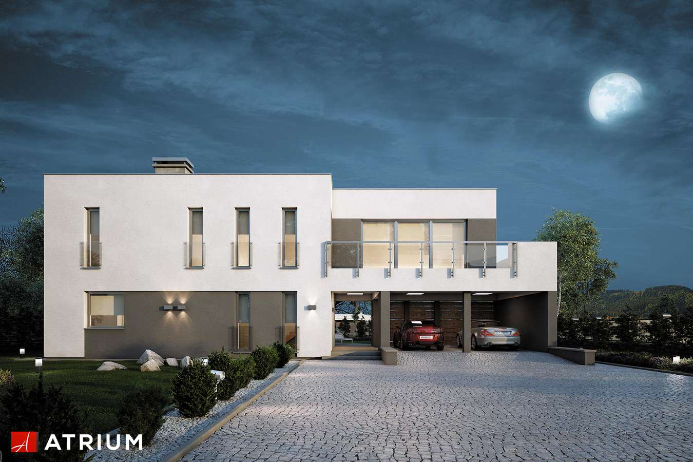 budowa domu Magnus odbicie lustrzane - New- House