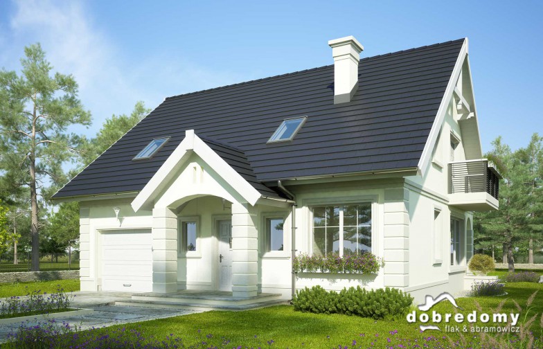 budowa domu Roksana odbicie lustrzane - New-House
