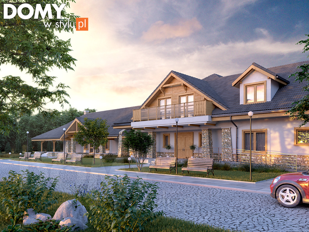 budowa domu Cykada 6 (Odbicie lustrzane) - New-House