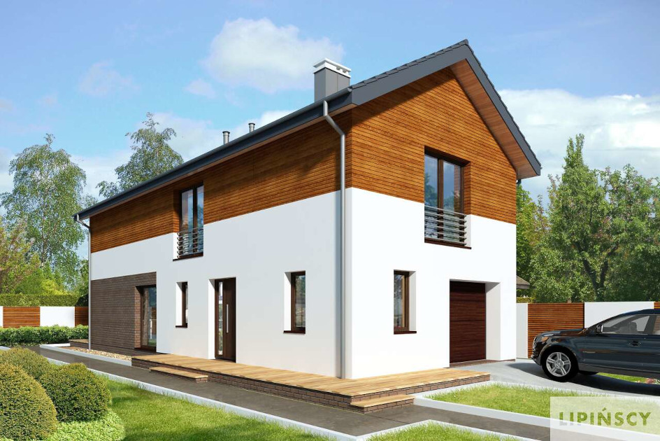 Budowa domu Lincoln LMP347 (odbicie lustrzane) z New-House
