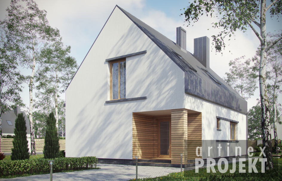 Budowa domu D76 (odbicie lustrzane) z New-House
