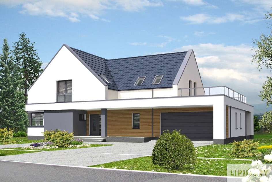 Budowa domu Olten DCP339 (odbicie lustrzane) z New-House