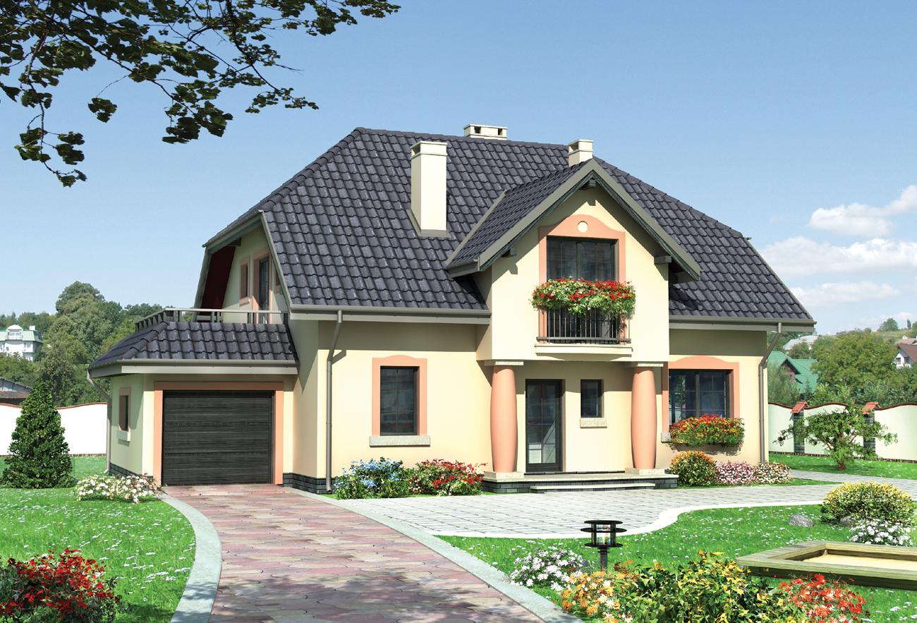 budowa domu Zdrój (odbicie lustrzane) - New-House
