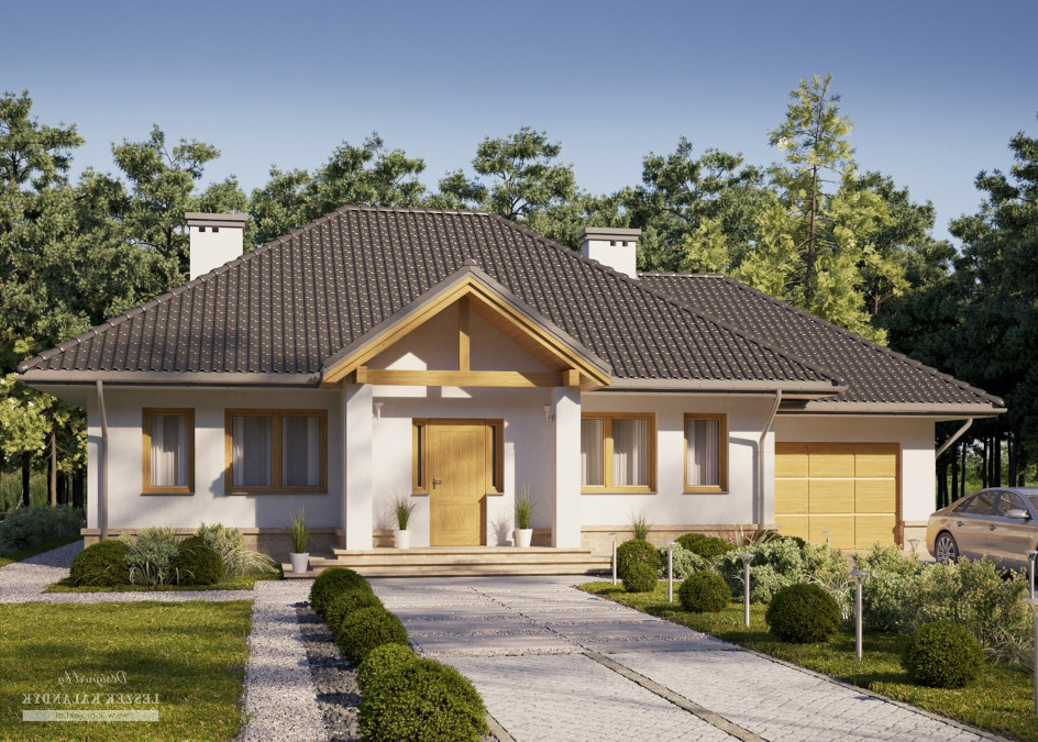 Budowa domu LK&482 (odbicie lustrzane) z New-House