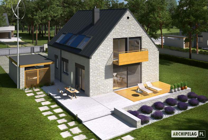 E9 z wiatą (wersja A) ENERGO PLUS (odbicie lustrzane) - miniatura 3