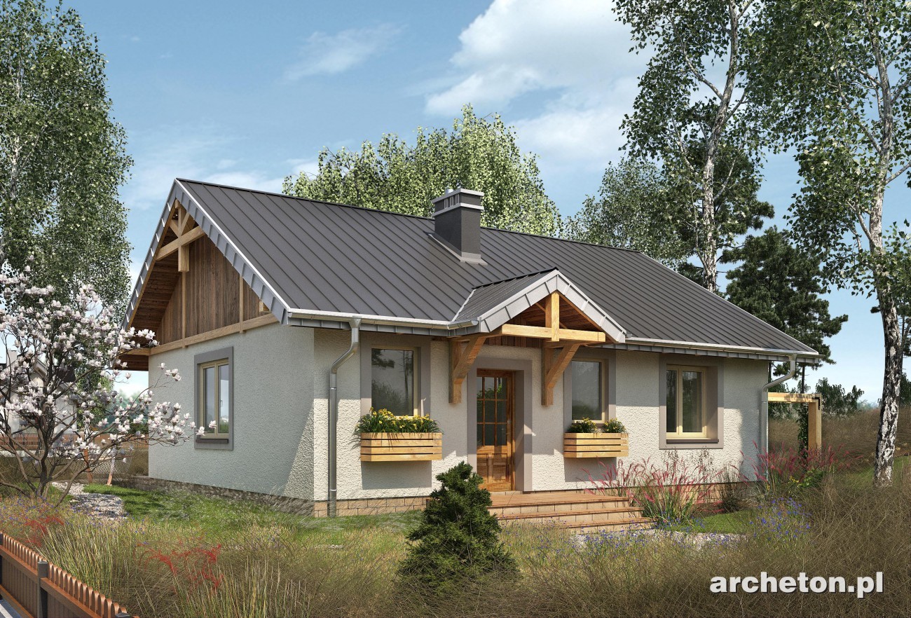 budowa domu Mikro (odbicie lustrzane) - New-House