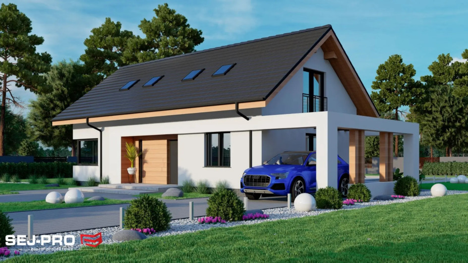 budowa domu SEJ-PRO 043 ENERGO - New-House