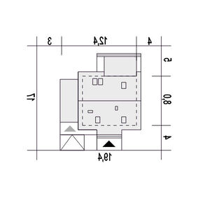Figa z garażem 1-st.[A] (odbicie lustrzane) - miniatura 6
