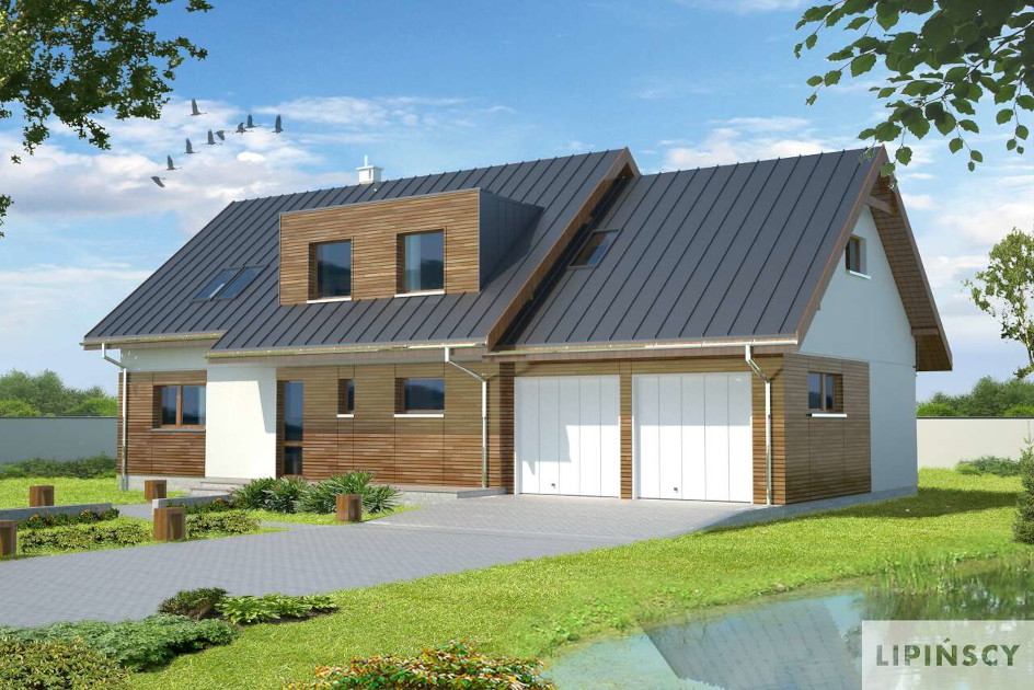 Budowa domu Montreux DCP276 (odbicie lustrzane) z New-House
