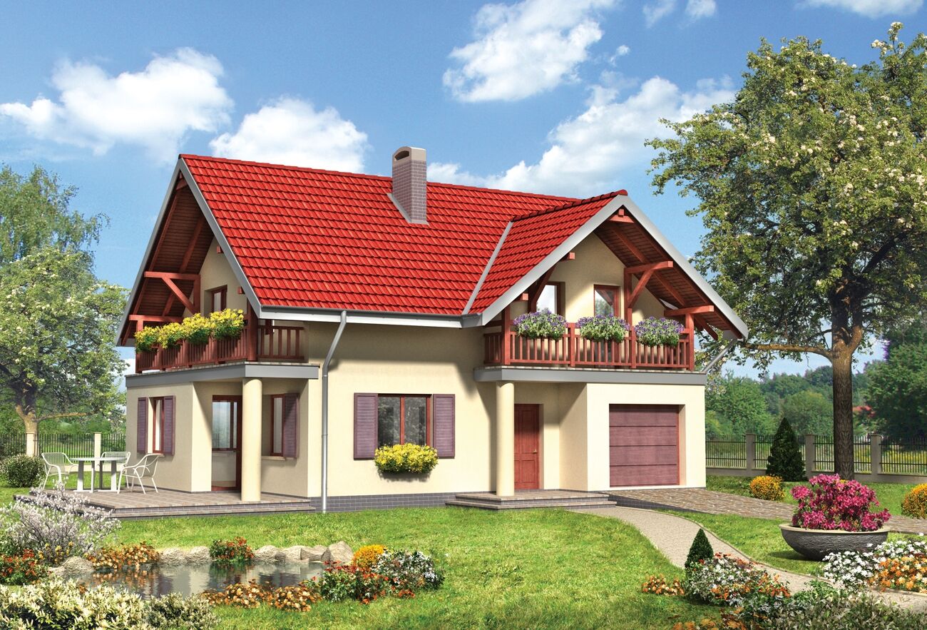 budowa domu Lukrecja (odbicie lustrzane) - New-House