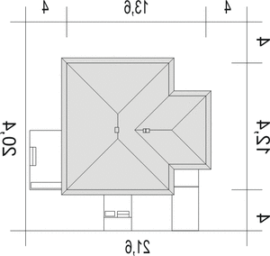 Bogna z garażem 1-st. [A] (odbicie lustrzane) - miniatura 9