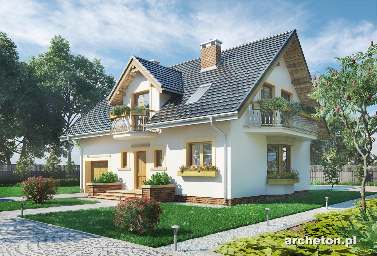 budowa domu Zofia Rex (odbicie lustrzane) - New-House