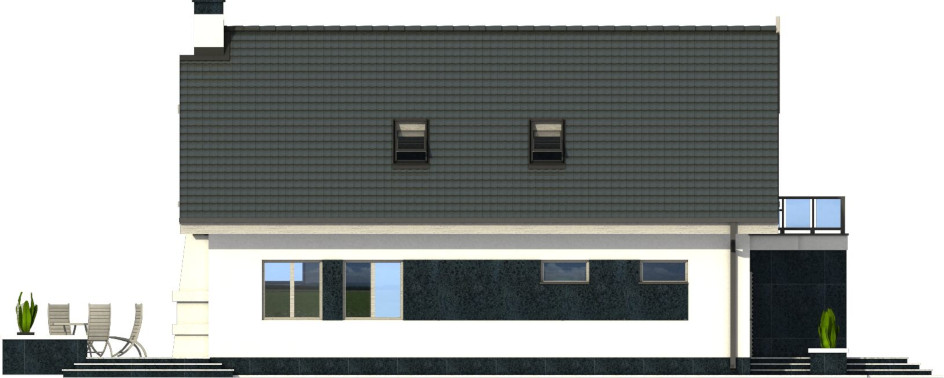Jola z garażem 1-st. [A] (odbicie lustrzane) - miniatura 5