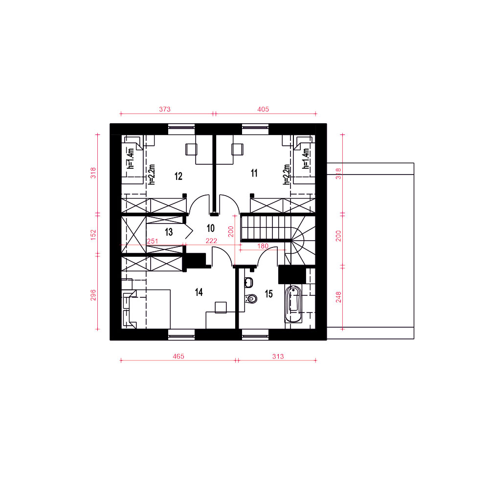 Daktyl II z garażem 1-st. [A] - miniatura 11