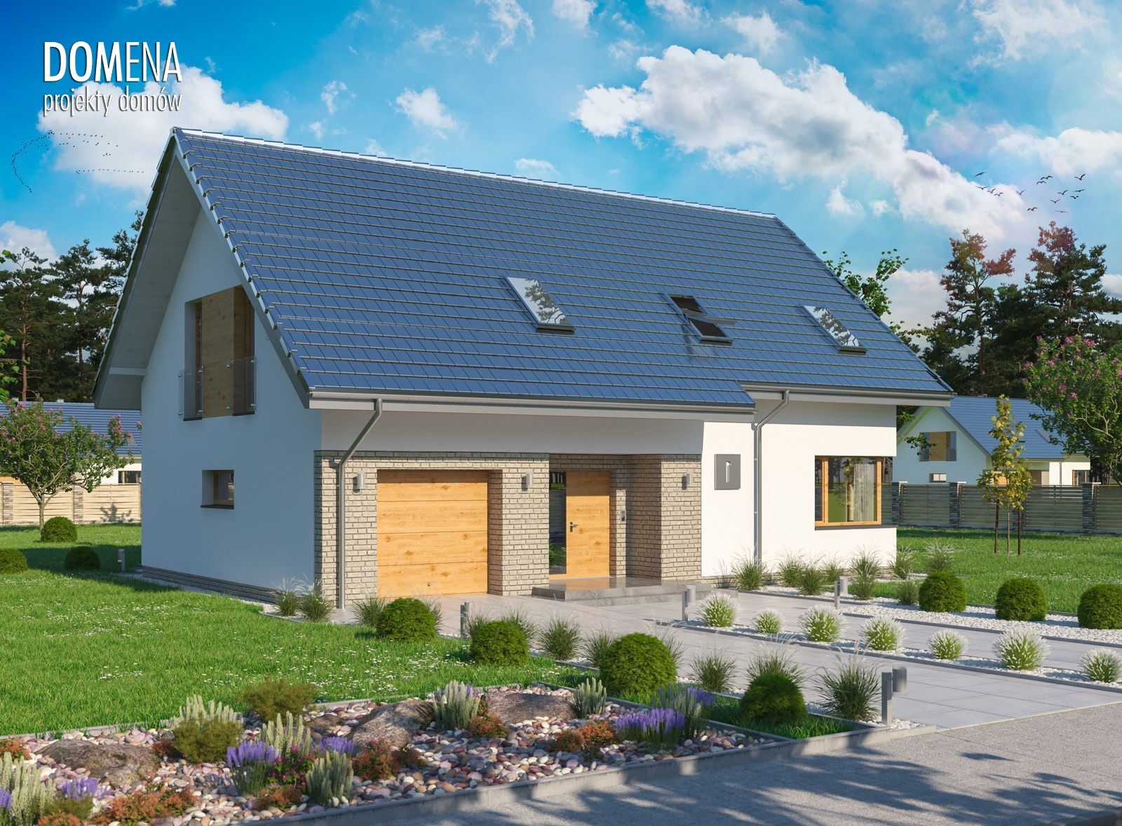 budowa domu Domena 203 A1 (Odbicie lustrzane) - New-House