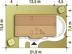 Agatka z garażem 1-st. [A] (odbicie lustrzane) - miniatura 10