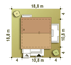Amanda trend z garażem 1-st. [A] (odbicie lustrzane) - miniatura 10