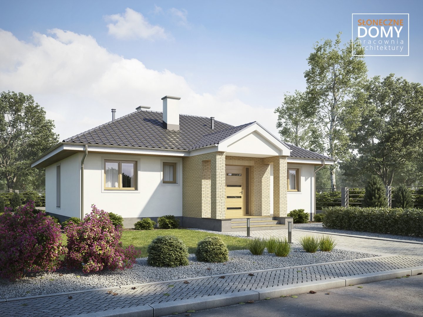 budowa domu - Andora A (odbicie lustrzane) - New-House