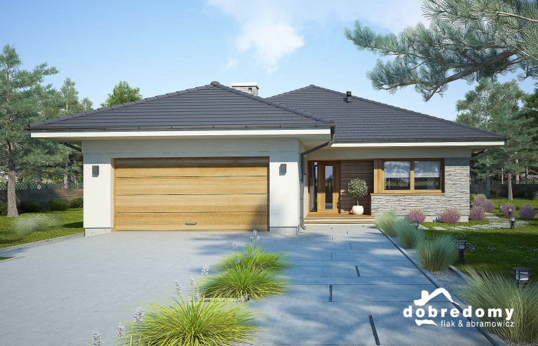 budowa domu Fabia VI odbicie lustrzane - New-House