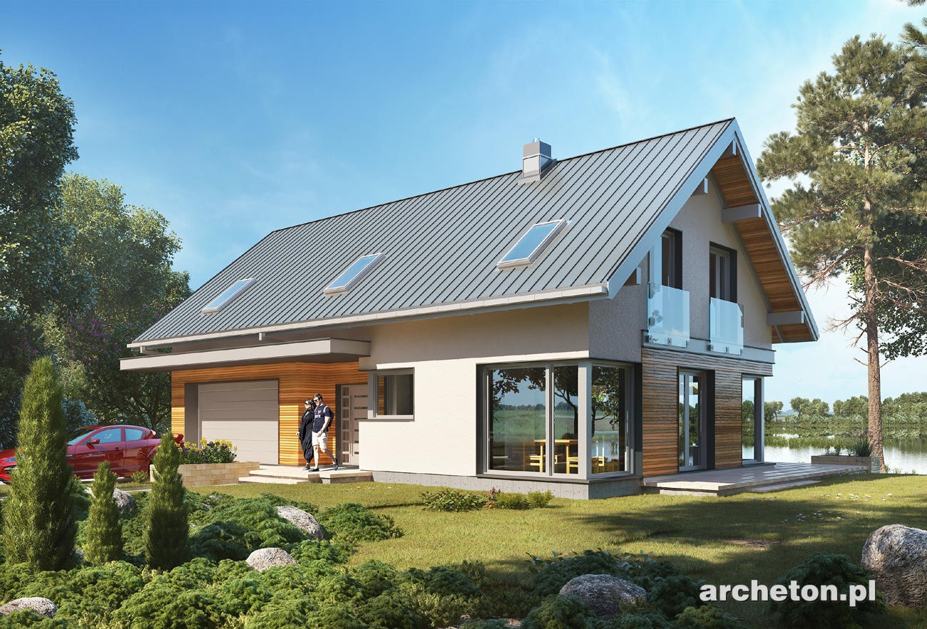budowa domu Zefir G2 (odbicie lustrzane) - New-House
