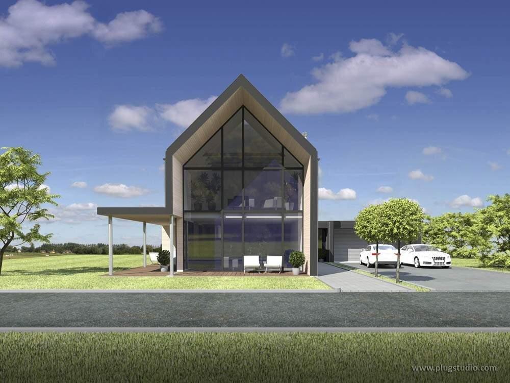 NOWOCZESNA STODOŁA projekt PS-TC-130-20-G2 - miniatura 9