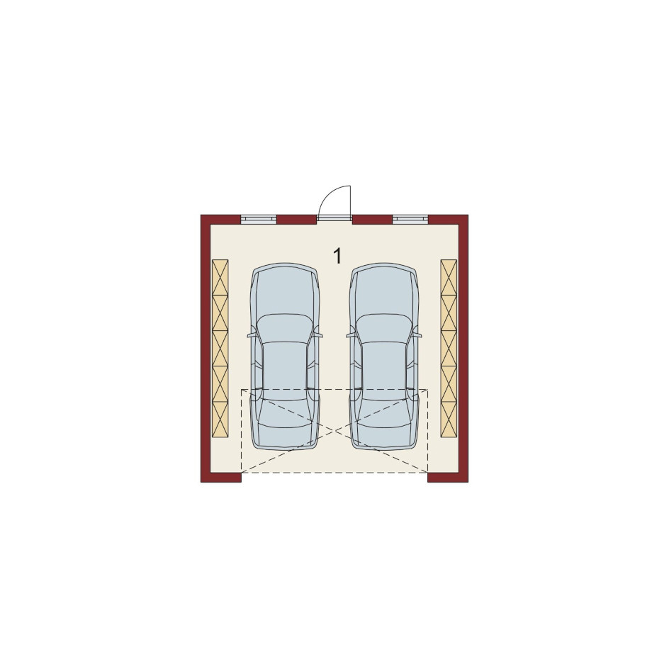 garaż ALFA-G2 (Odbicie lustrzane) - miniatura 6
