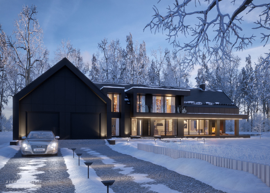 Budowa domu LK&1324 (odbicie lustrzane) z New-House