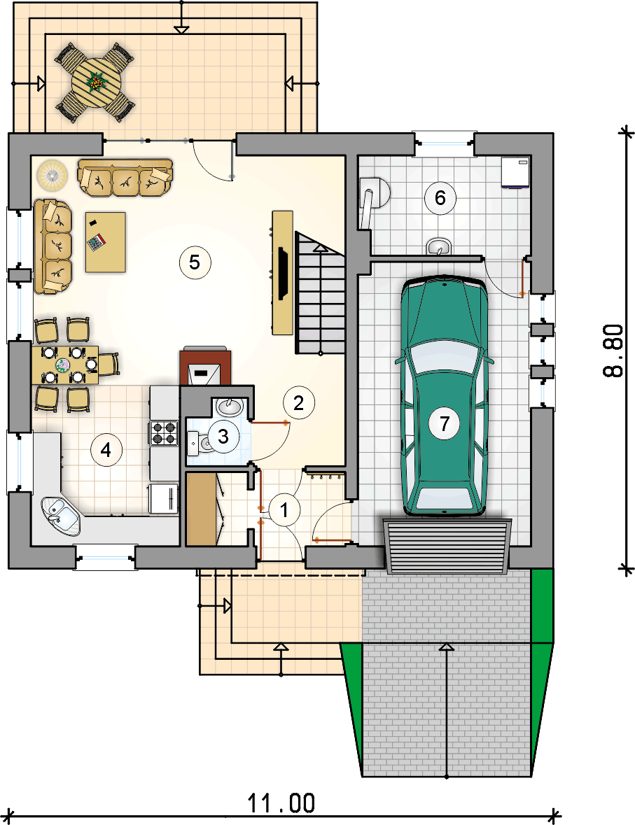 Compact House (odbicie lustrzane) - miniatura 5
