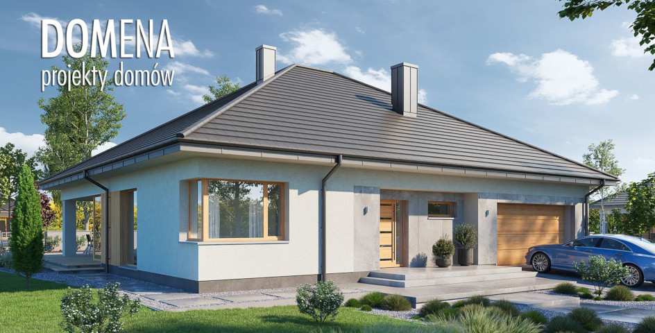 budowa domu DOMENA 131 B (z poddaszem użytkowym) - New-House