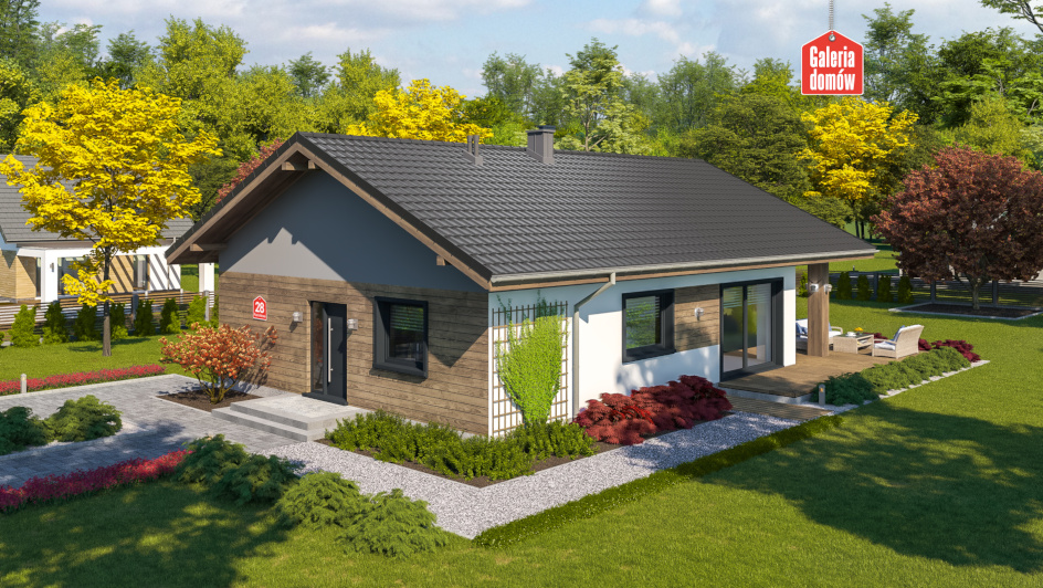 Budowa domu Dom przy Pastelowej 28 (odbicie lustrzane) z New-House